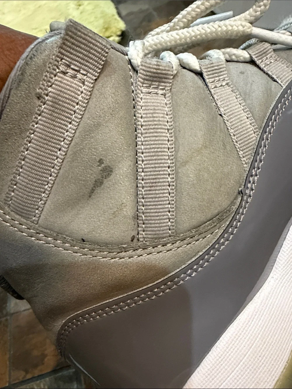 Jordan 11 Gray High-Top Men's Sneakers - Brand Unspecified